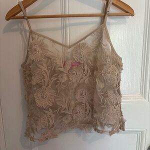 Boho sheer top